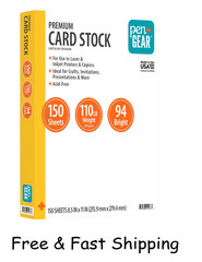 Premium White Index Card Stock, 8.5″ X 11″, 199 GSM, 150 Sheets