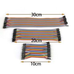 40PC Male to Male to Female to Female Jumper Wire 10/20/30CM Arduino Breadboard