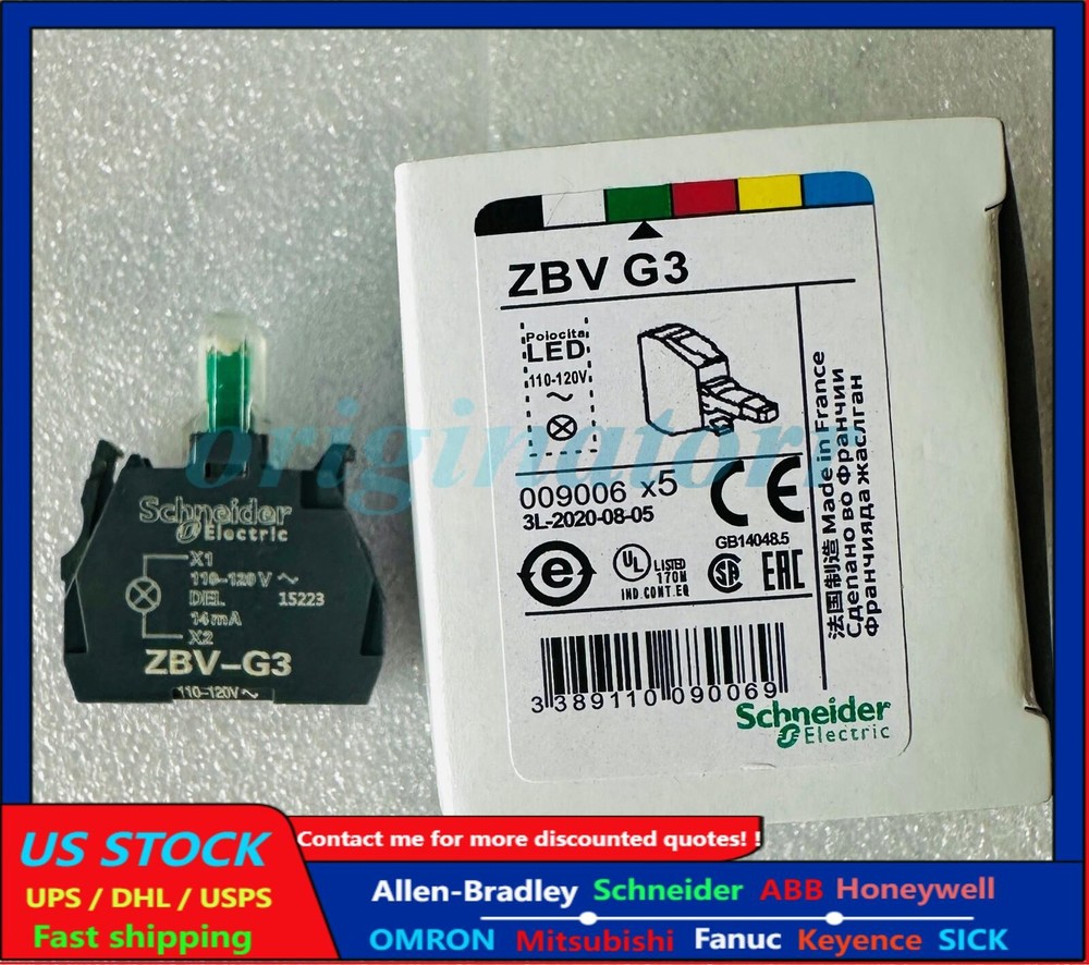 ORIGINAL Schneider Electric ZBV-G3 ZBVG3 LED MODULE Free Shipping from USA