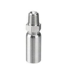 12pcs 1/4″ NPTF Hydraulic Hose End Fittings： 1/4″ I.D. Hose x 1/4″ NPTF Male