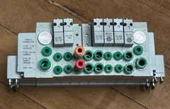 Numatics 239-1087 25 PIN SUB-D CONNECTOR SOLENOID VALVE MANIFOLD ASSEMBLY