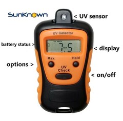 Sunlight Meter for Measuring Harmful Ultraviolet Solar Light Radiation UV Index