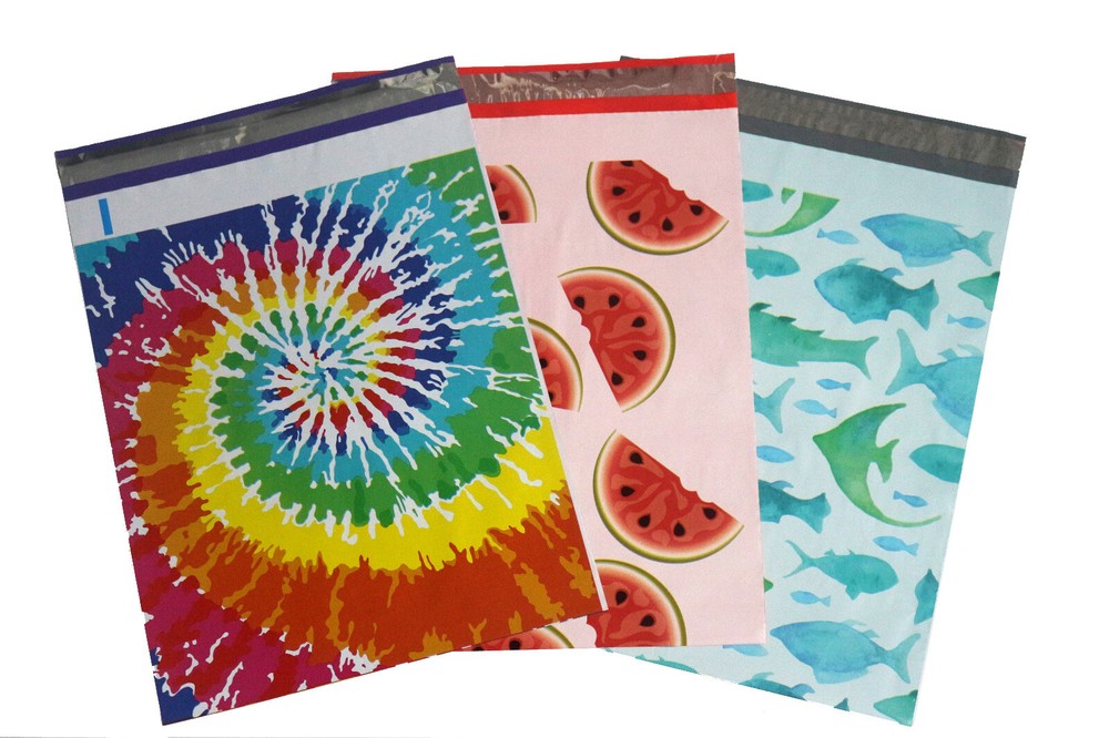60 10×13 Designer Poly Mailers Plastic Envelopes Shipping Bags (20pcs/design)