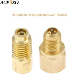 R12 R22 to R134a Adapters, R134A Refrigerant Tank/Vacuum Pump Port Connection…