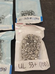 Molar Bands. Dental, Stainless, Various Sizes- 300+ Count (Z12)