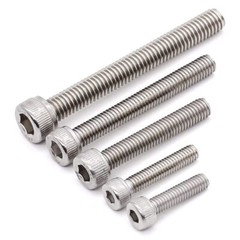 10-100Pcs 304 Stainless Steel Allen Hex Socket Cap Head Screws Bolts M3 M4 M5 M6
