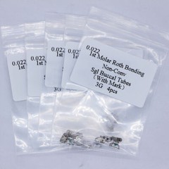 1 Pack 4pcs/Pack Dental orthodontic buccal tubes roth 022 color mark mesh base