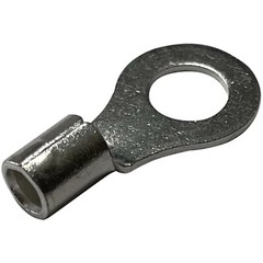 (25) Non-Insulated 8 Gauge 5/16″ Ring Terminal Uninsulated Wire Connector – USA