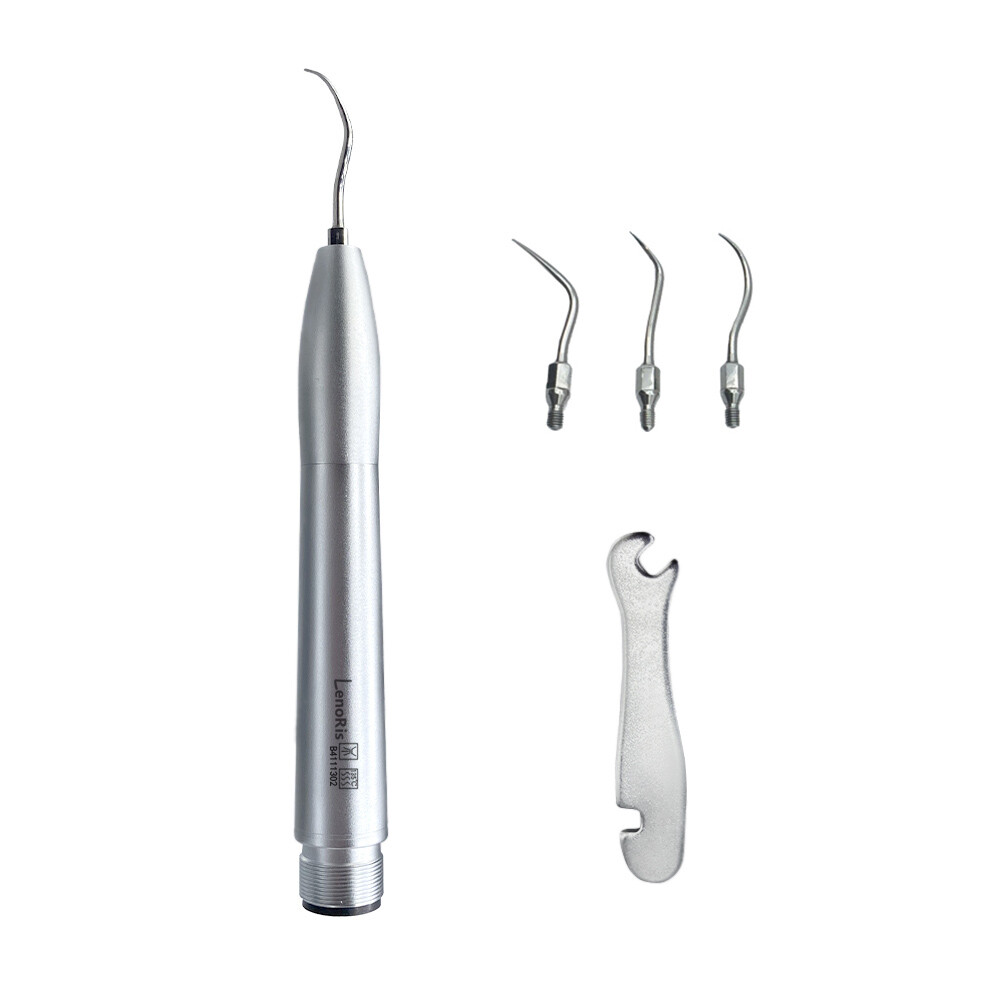 LenoRis Dental Ultrasonic Scalers Air Perio Handpiece Hygienist 2/4 Hole + 3Tips