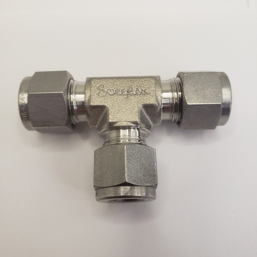 1 Swagelok Stainless Steel 3/8″ Union Tee SS-600-3 Brand New