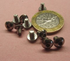 18-8 Stainless Hex Button Head Machine Screw 6-32 x 3/16″ Length, 300 pcs