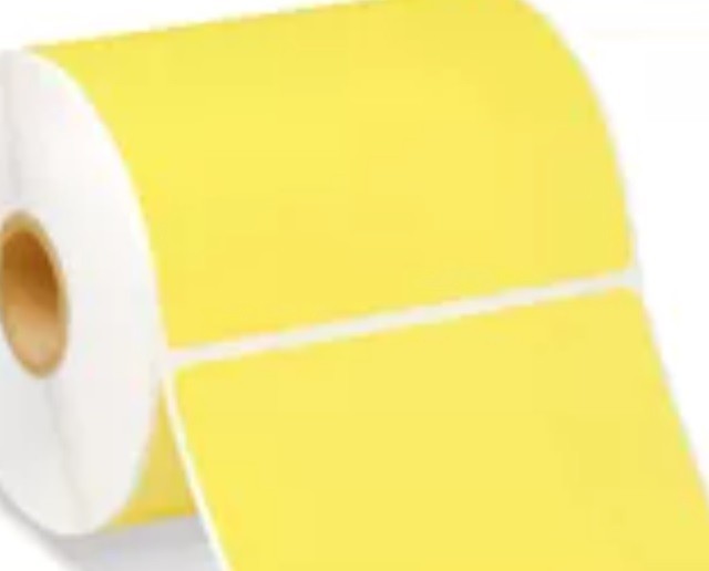 Yellow 250 per roll 4×6 Direct Thermal Labels for Zebra 2844 Eltron Etc. Printer