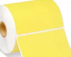 Yellow 250 per roll 4×6 Direct Thermal Labels for Zebra 2844 Eltron Etc. Printer