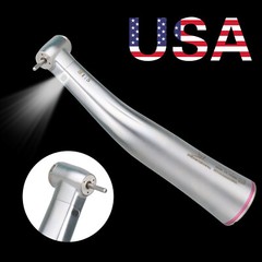 Dental 1:5 Electric Fiber Optic Contra Angle Handpiece Increasing USA