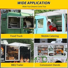 Concession Trailer Serving Window 36″ x 36″ 60″ x 36″ Food Truck Service Window