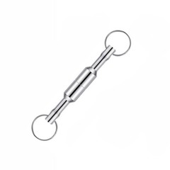 8X Magnet Keychain for Testing Gold Silver Brass Coins Jewelry Key Hanger Holder