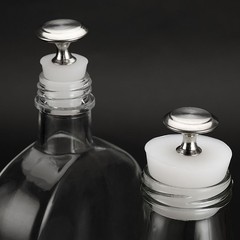 Tapered Plugs Wine Stoppers Silicone Bung With Handle Reusable Sealing Stopper