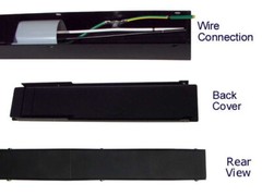 16″ 6-Outlet Hardwired Power Strip, H01606V