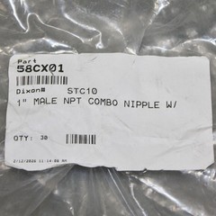 (30) Dixon Garden Hose Male Quick Disconnect Fitting 500QCM, 3/4″ GHT, Brass