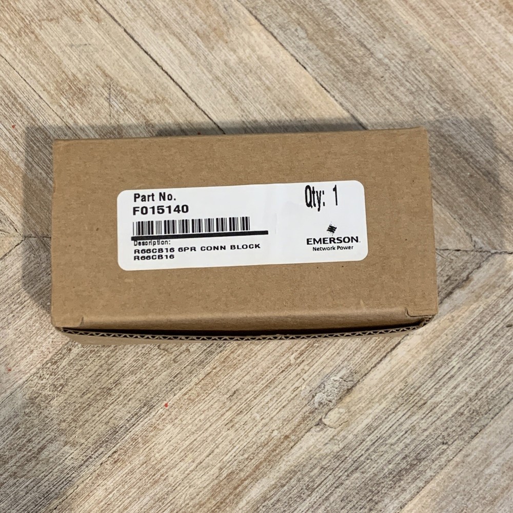 Box Of 20 – Emerson Network Power Part No. F015140 R66CB16 6PR Connector Block
