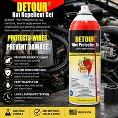 Wire Protection Gel Aerosol Spray 11oz, Professional Grade Rodent Repellent f…