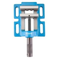 Groz 35120 3″ Uni-Grip Drill Press Vise, Blue, Powder Coated 3.3/16″ Jaw Width