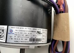 ICP Furnace Blower Motor 1/6HP YDK 120S83262-01 208/230V 810 RPM 1PH OEM