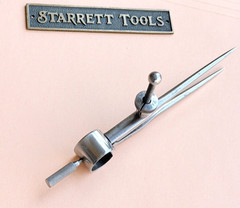 STARRETT No.77A Fay Spring-Type Dividers W/Square Legs; 4.0” Size & Capacity!