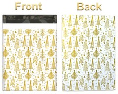 NEW 10×13 Fall, Christmas, Snowmen, Teal Snowflakes, Trees Poly Shipping Mailers