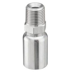 12Pack 1/2″ Hose x 1/2″ NPTF Male Hydraulic Hose End Fitting w/ Protection Cover