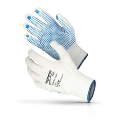 1, 5, 10, 20 Handling Work Safety Gloves with PVC Polka Dotted Grip Palm ANSI