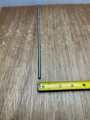 1/4-20 X 12″ LEFT HAND Zinc Plated Steel Fully Threaded Allthread Threaded Rod