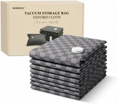 4 Pack Oxford Cloth Vacuum Storage Bags (S/M/L/XL) – Space Saver Vacuum Bags for