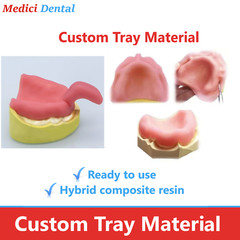 Dental Lab Custom Tray Material Hybrid composite resin, Light cure, Ready to use