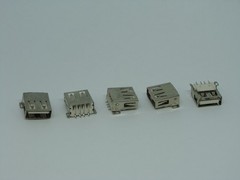 5 Pcs Pack Lot Bulk USB Jack Socket AF 4P SMT SMD Female Type A Port Connector