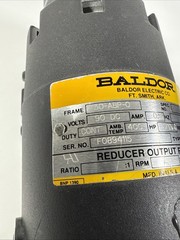 Baldor Motor HP 1/12 VOLTS 90DC RPM 1725 DCPM