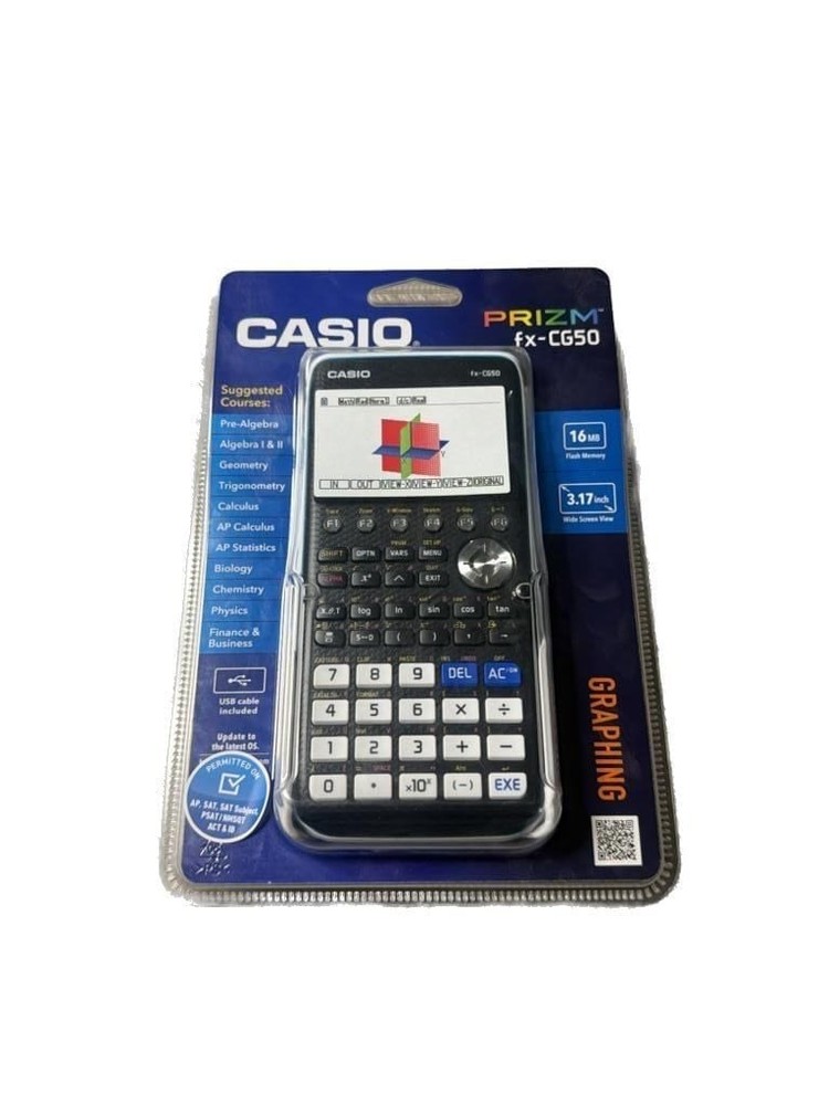 Casio PRIZM FX-CG50 Graphing Calculator FREE SHIP NEW