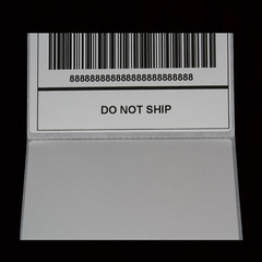 1000 4×6 Fanfold Thermal Labels Direct Shipping Label for Zebra Rollo Printers