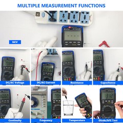 Digital Multimeter AC/DC Current Voltage Autorange TRMS Amp Ohm Meter 6000Counts