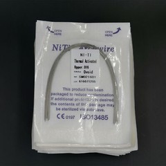 Dental Ortho Thermal Activated Niti Ovoid Form Arcs Round Rectangular Arch Wires