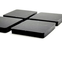 1 1/4″ Square Stick on Rubber Feet Bumpers 3/16″ Thick 3M Adhesive Backed Pads