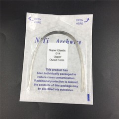 Dental Orthodontic Arch Wire Super Elastic Niti Round Ovoid Upper/Lower 012-020