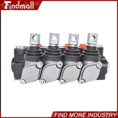 4 Spool Hydraulic Monoblock Double Acting Control Valve 11 GPM SAE Ports 3625PSI