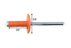 250 3/16″ Large Head Multi Grip Mill Finish Aluminum Pop Rivets #2303