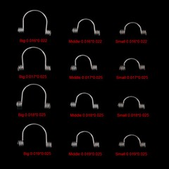 5000Pcs Dental Orthodontic Elastics Braces / Rectangular Anterior Tooth Torque