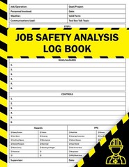 Job Safety Analysis Log Book: Form, Analysis…