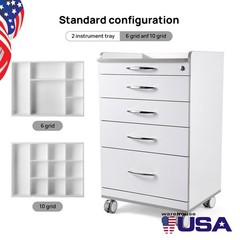 US Dental Mobile Cabinet Cart /Electric LED Micro Motor Brushless /1:5 Handpiece