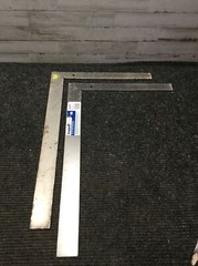Used Lot of 2 Empire 1110 Flat Tradesman Square, 16″ x 24″, Steel