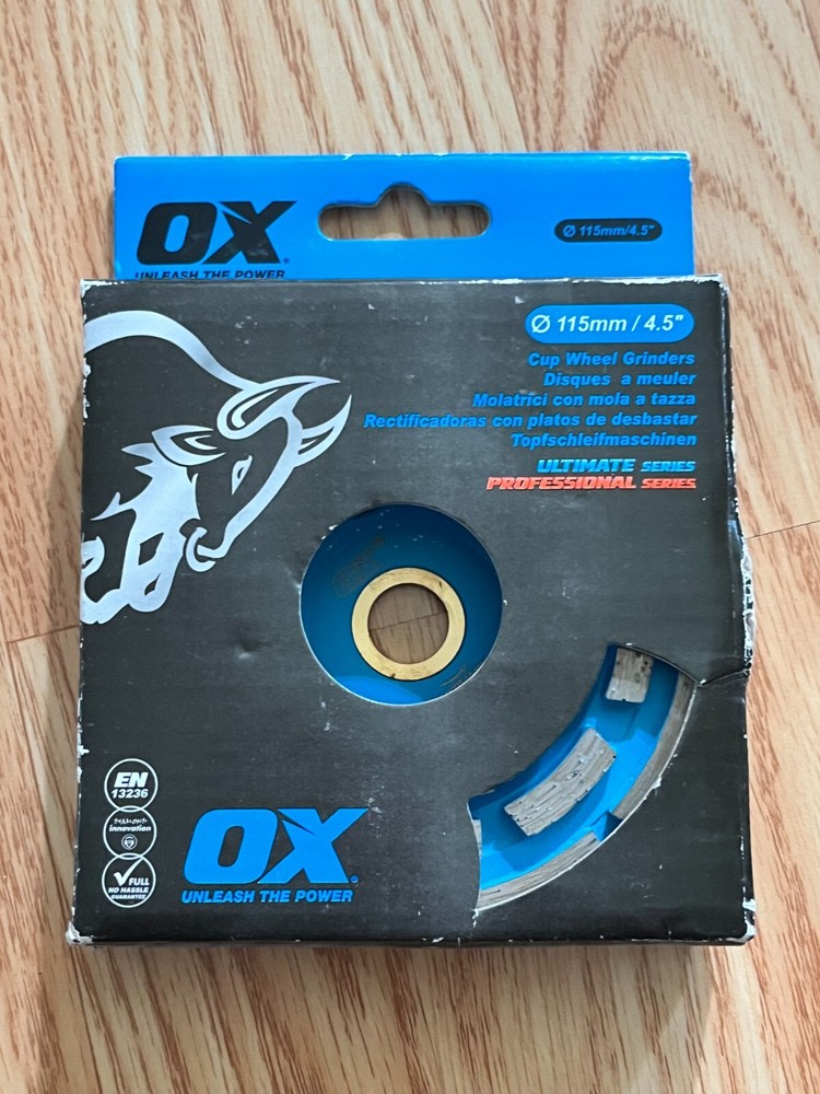 OX 115mm 4.5″ Double Row Cup Wheel Grinder