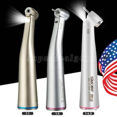NSK Style Dental LED Optic Contra Angle Increasing Handpiece 1:1 1:5 1:4.2 ratio